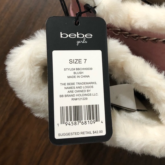 BEBE Kids' Chain Faux Fur Lined Boot Pink Toddler 7 - Picture 7 of 8
